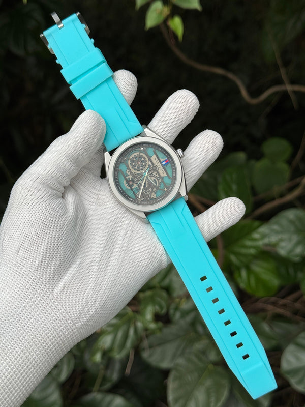 Tommy Hilfiger Skeleton Dial Automatic Watch